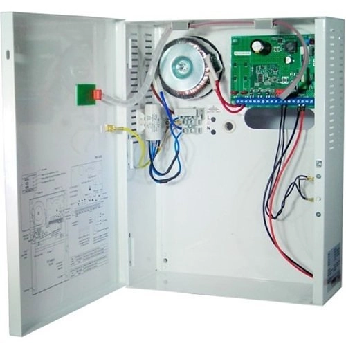 PSV 1215-18 Alarmtech PSV 1215-18 Bloc d`alimentation 1,5A avec fonction ViP, 12V 18AH, boîtier métallique Montage en saillie, indicateur LED